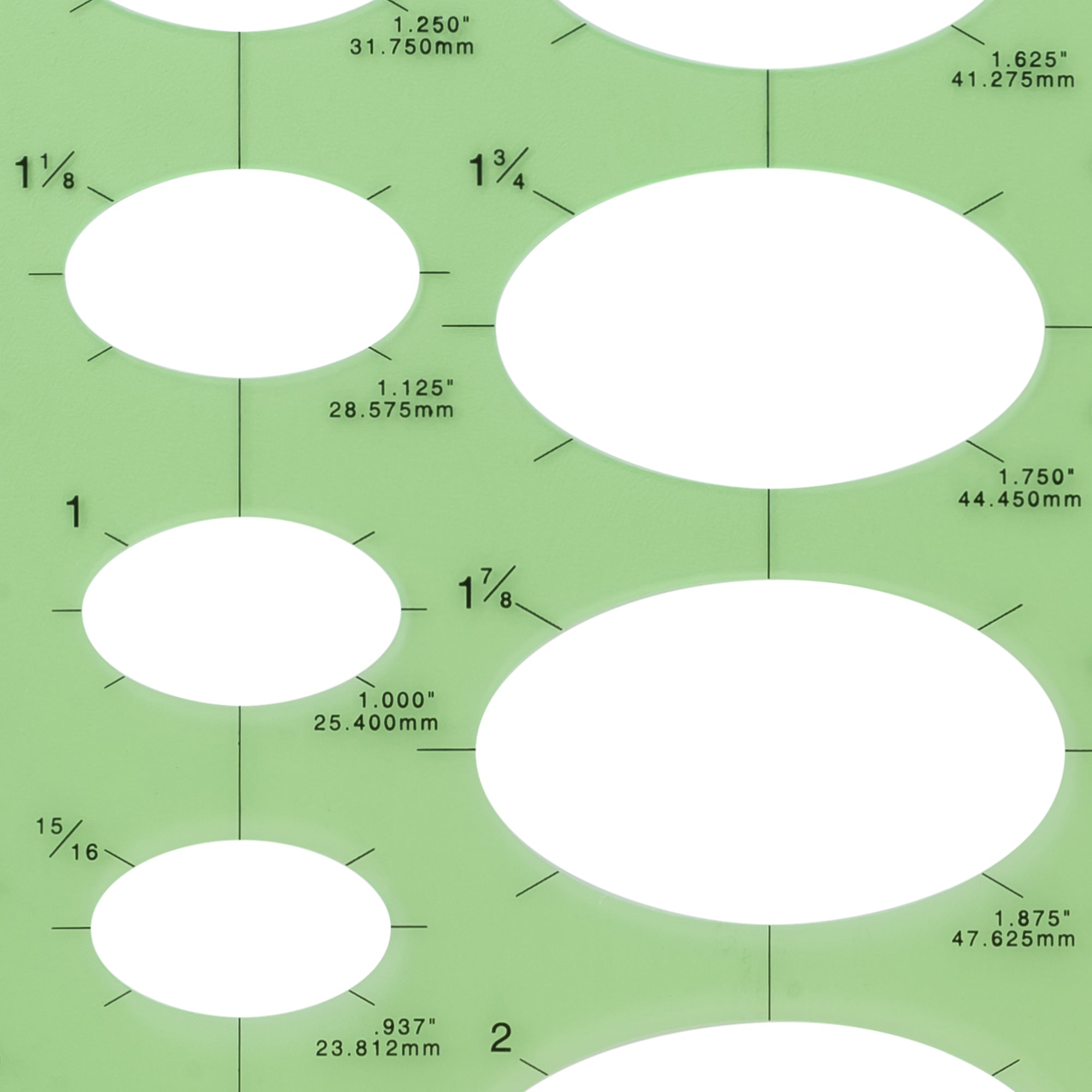 Pacific Arc - Standard Lettering Guide Template - Guam