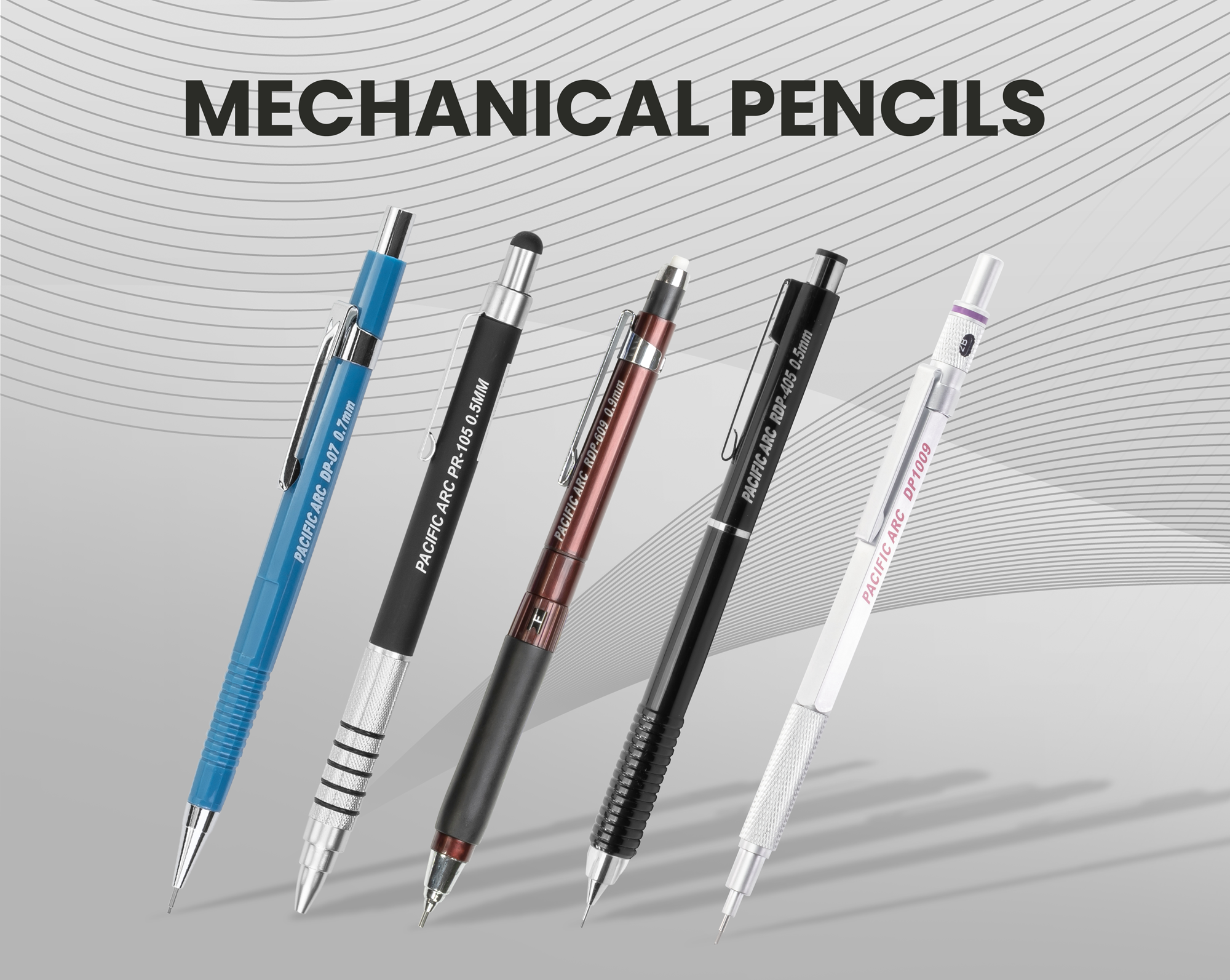 Pacific Arc Graphite Pencils, 2H - Midwest Technology Products