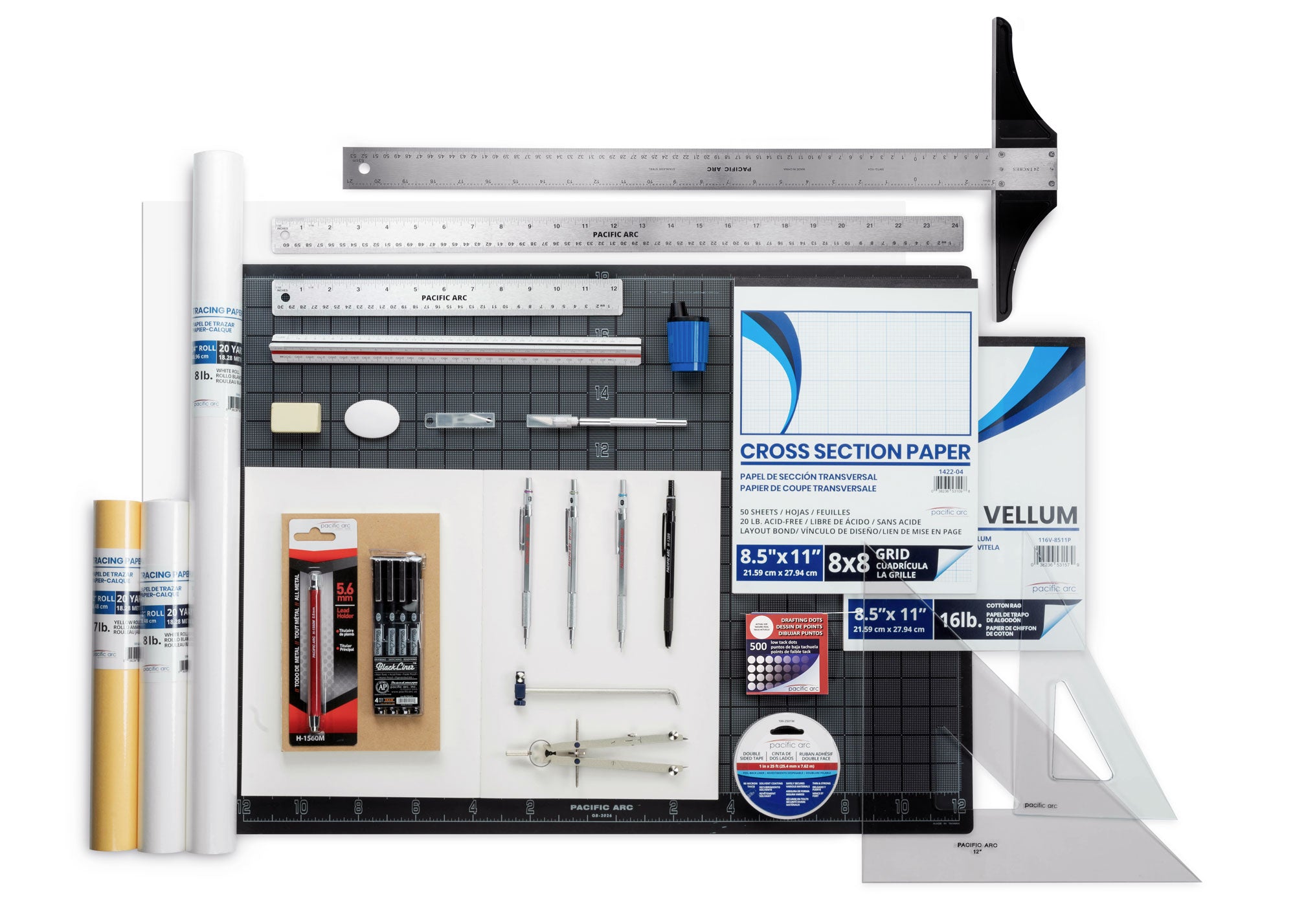 Pacific Arc Drafting Kit - 11 pc