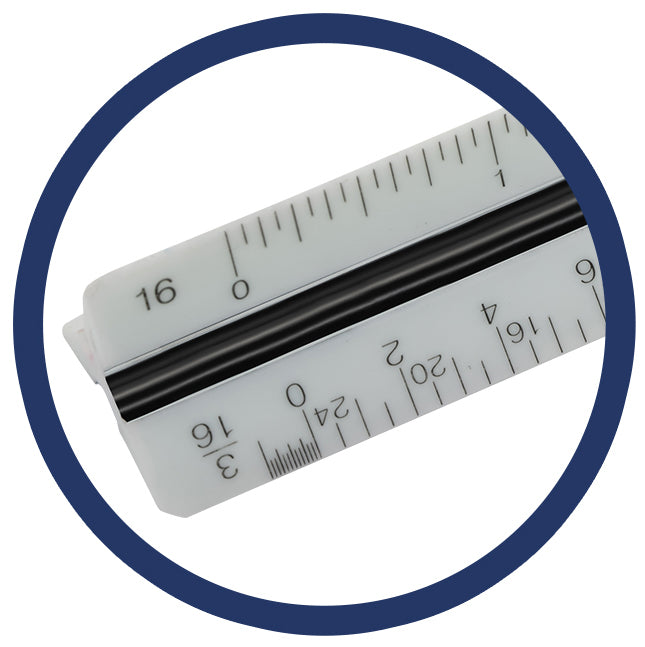 Metric Drafting Scale