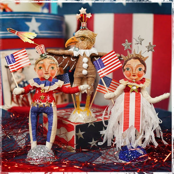 Patriotic Figures by Vintage By Crystal--Traditions Exclusive