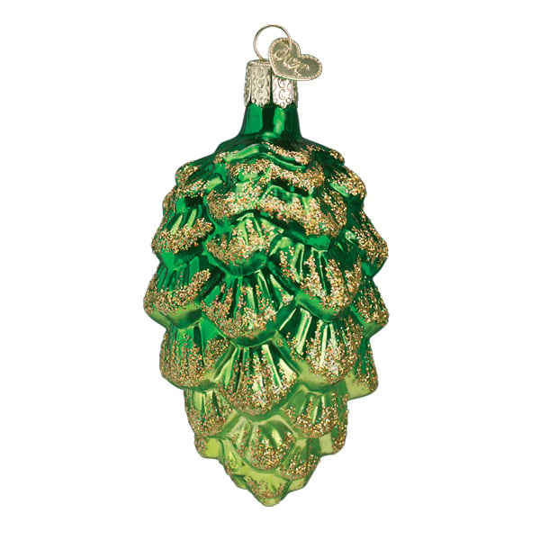 Boxed Glass Pine Cone Ornaments Set/6 by Creative Co-op – Traditions