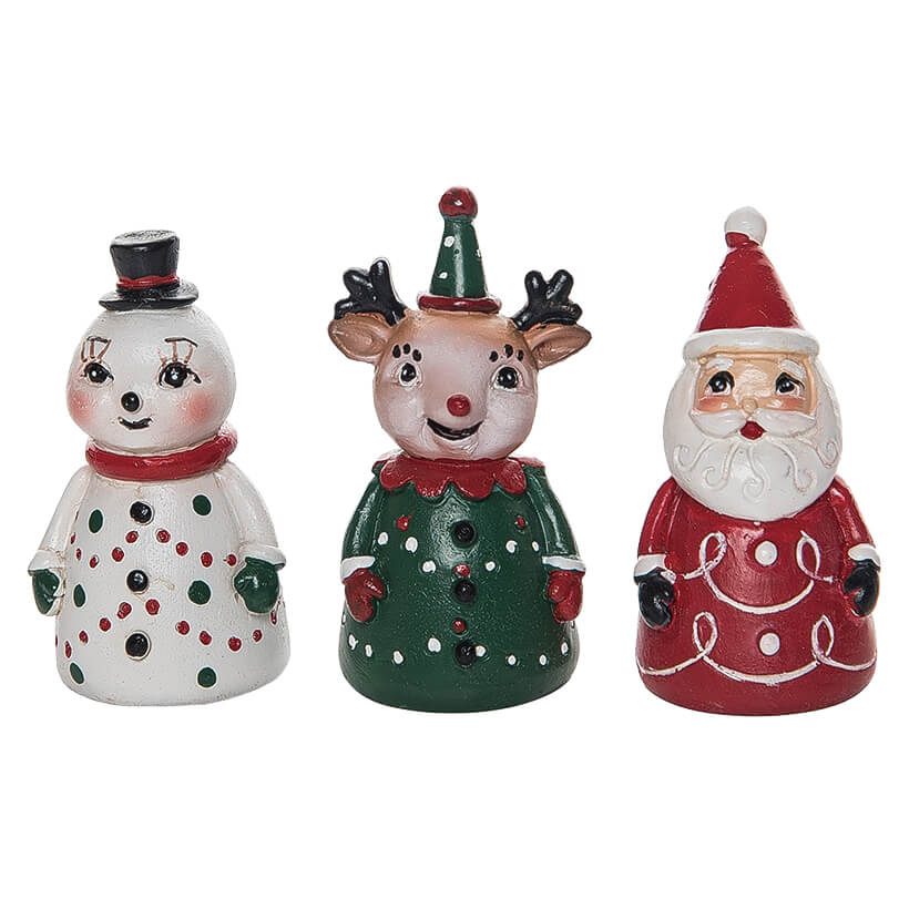 Snowman Salt Pepper Winter Shakers, Holiday Glass Shakers, Painted Reindeer  Unique Christmas Shakers Grab Bag Gift, Winter Wedding Gift 