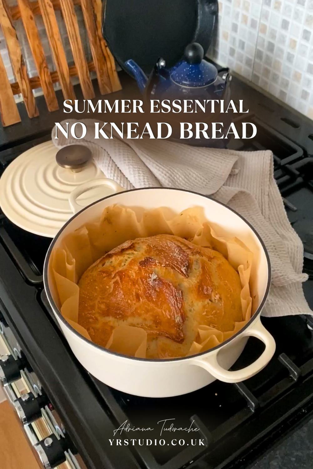 No knead Summer bread