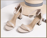 Luxe Ankle Strap Sandals - SHOPPLEHUB