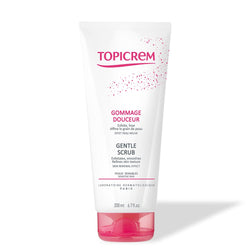 Topicrem suave cara y cuerpo exfoliante para pieles sensibles