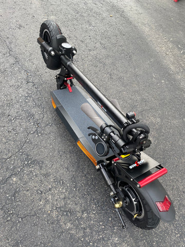 synergy 500w electric scooter - folded