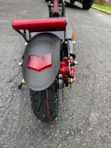 synergy 500w electric scooter - rear view - brake light