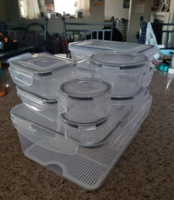 Fullstar 50-piece Food storage Containers Set with Lids, Plastic Leak-Proof  B 5060576110539