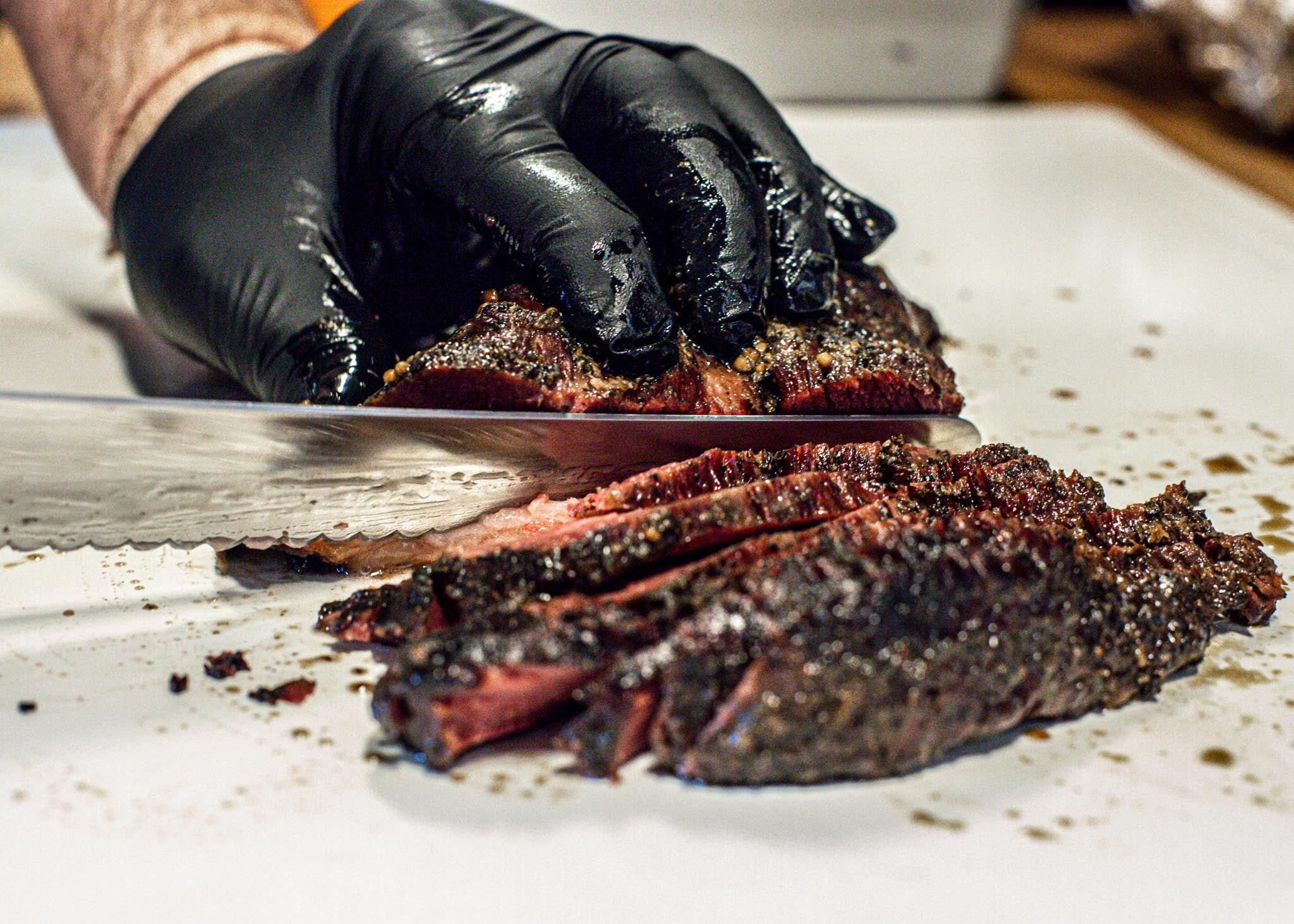 Slicing Corned Beef