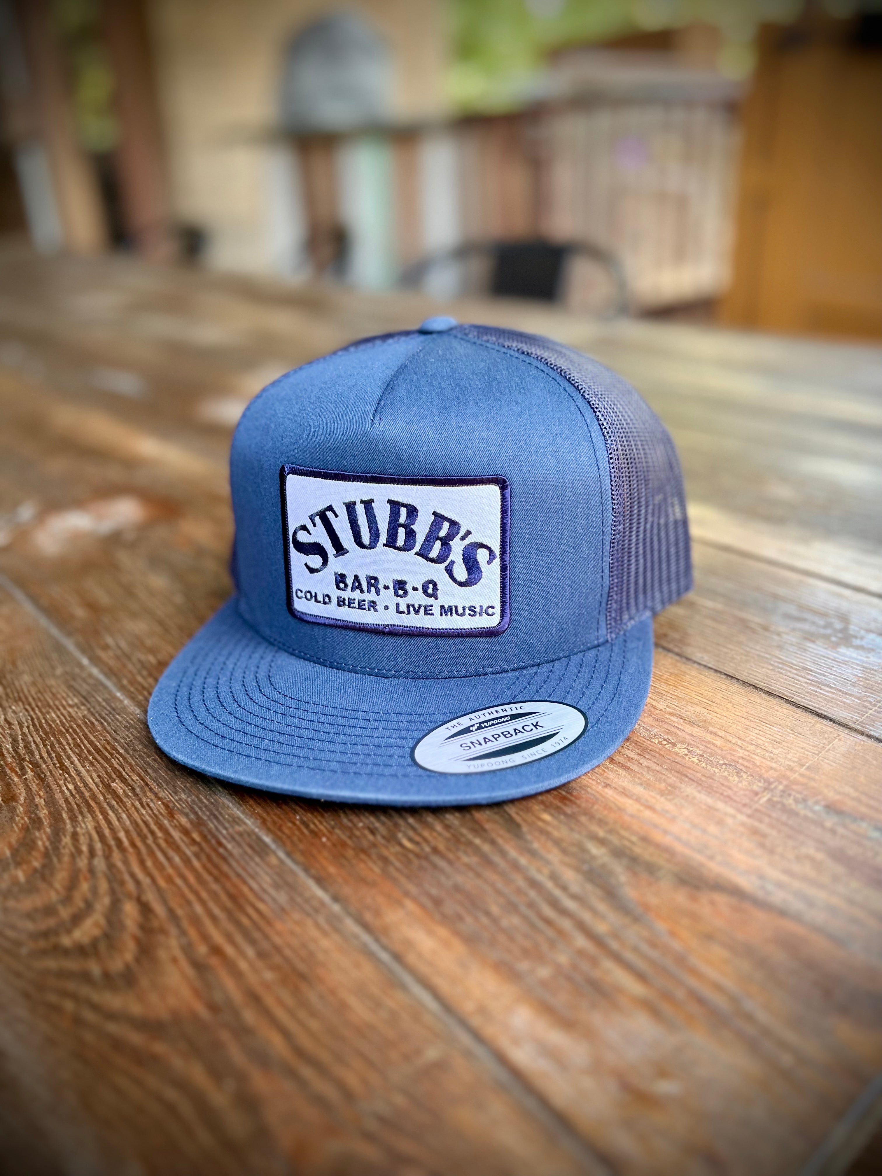 Stubbs Venue Merchandise — Navy Blue Stubb's Patch Hat
