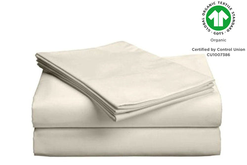 Organic Cotton Sateen Sheet Set