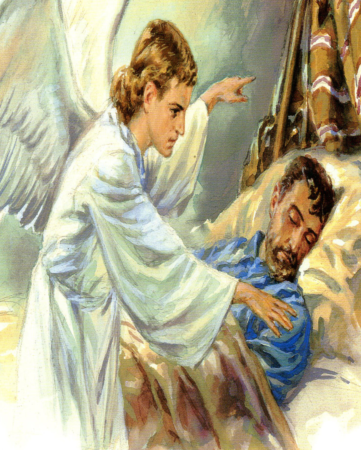 angel visits mary and joseph
