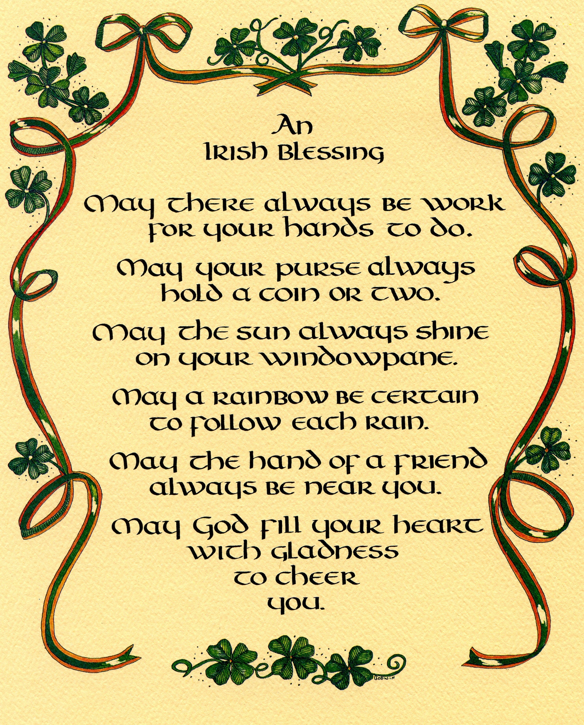 Printable Irish Blessing
