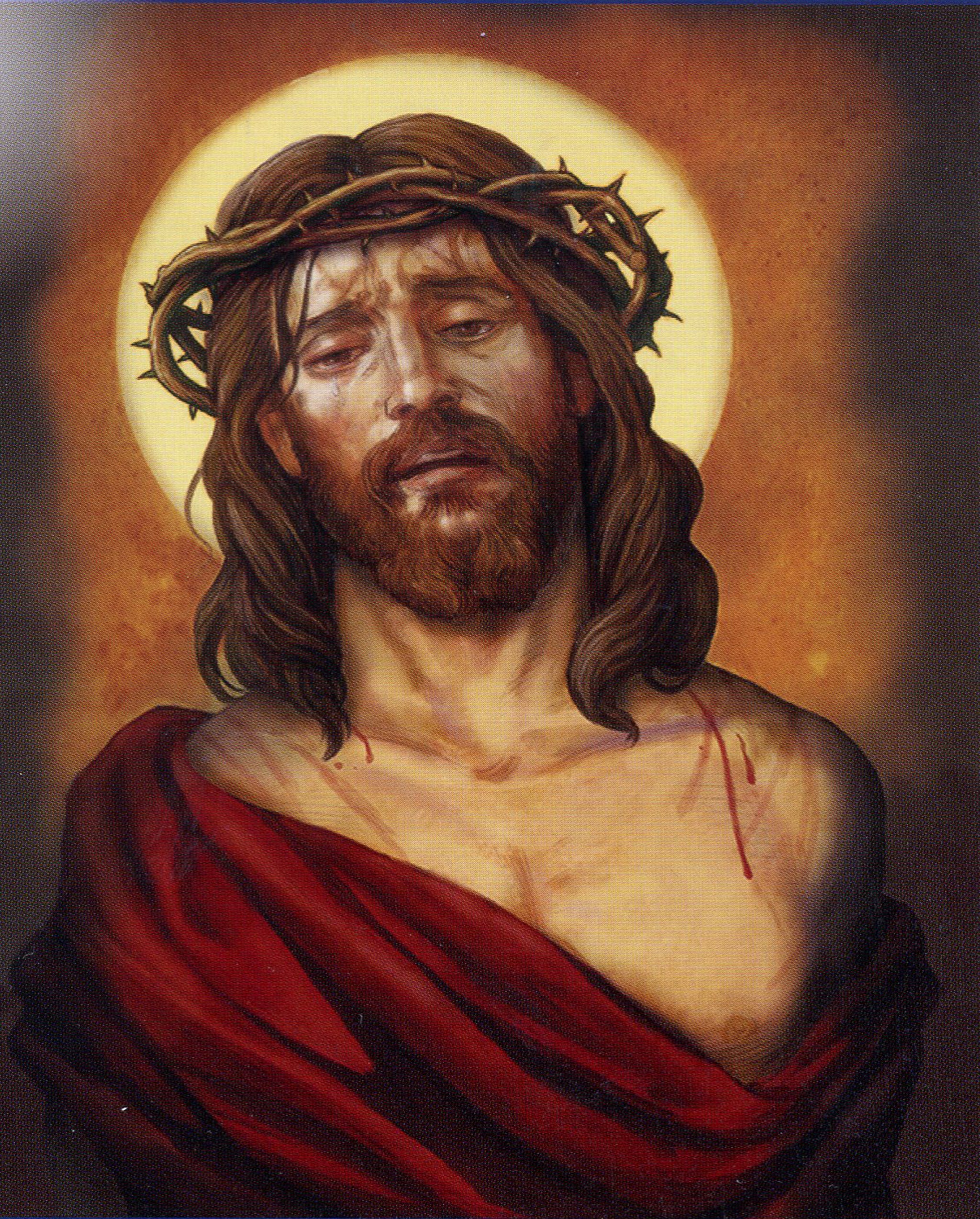 Jesus Crowned with Thorns T - CATHOLIC PRINTS PICTURES - Catholic Pictures