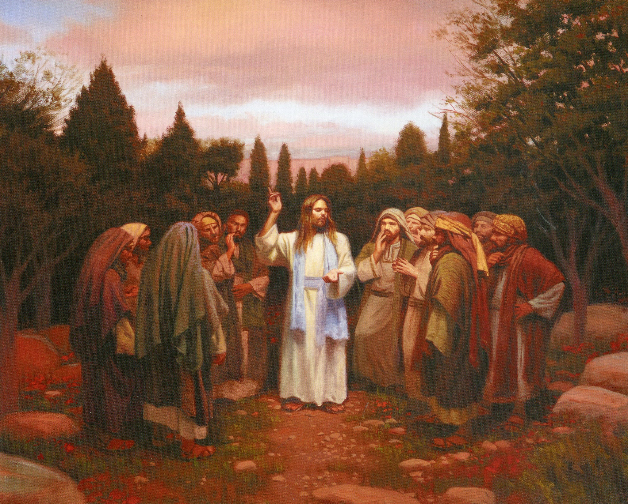 Jesus Gathers Disciples T - CATHOLIC PRINTS PICTURES - Catholic Pictures