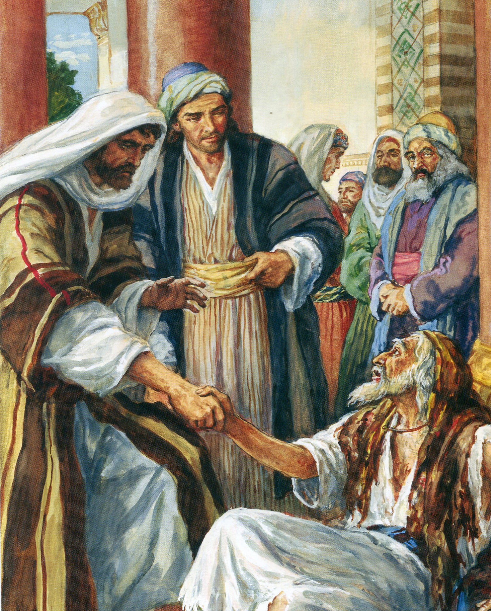 peter heals lame man acts 3