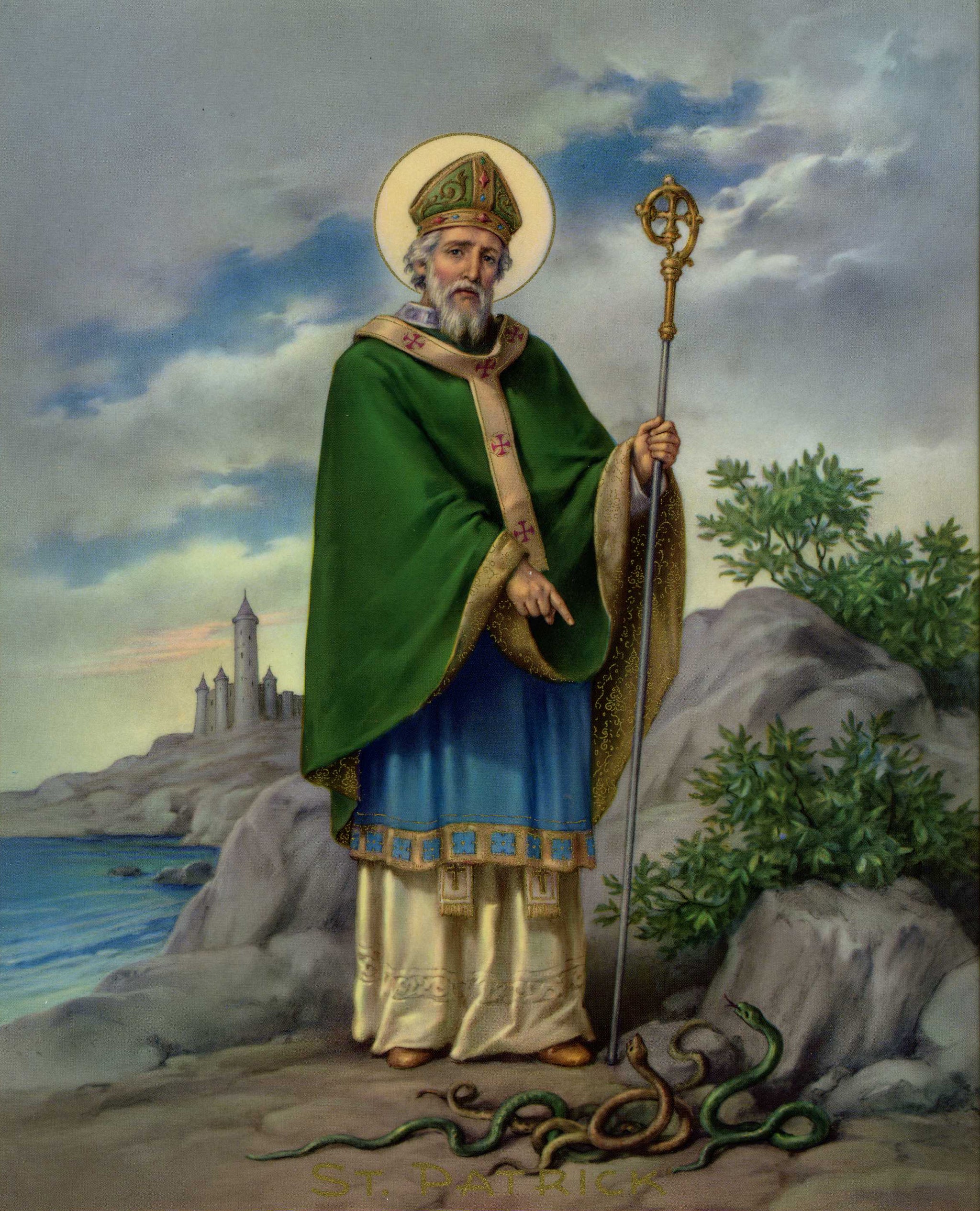 ST PATRICK- CATHOLIC PRINTS PICTURES - Catholic Pictures