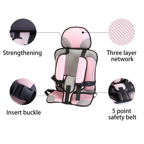 Portable Baby Car Booster Seat For Travel features