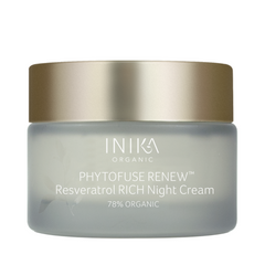 Inika resveratrol rich night cream product image on white background