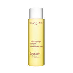 Clarins toning lotion with chamomile product image on white background