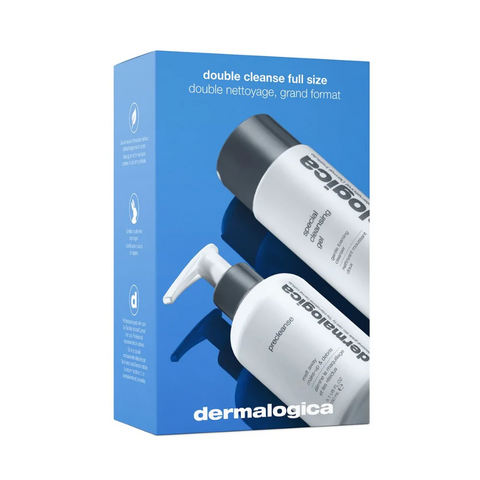 Dermalogica Double Cleanse Pack packaging on white background