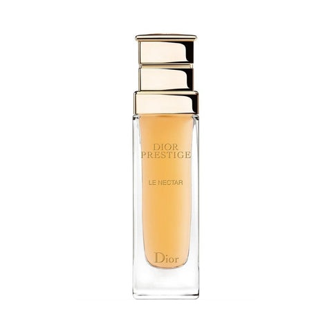 白色背景上的 Dior Prestige le nectar 精華液產品圖像