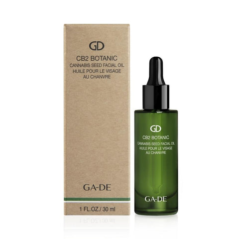 ga-de cb2 cannabis seed facial oil product image on white background
