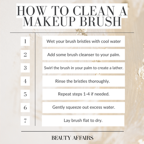 How to Clean Makeup Brushes Step by Step