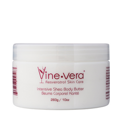 白色背景上的 Vine Vera 強化乳木果身體黃油產品圖片