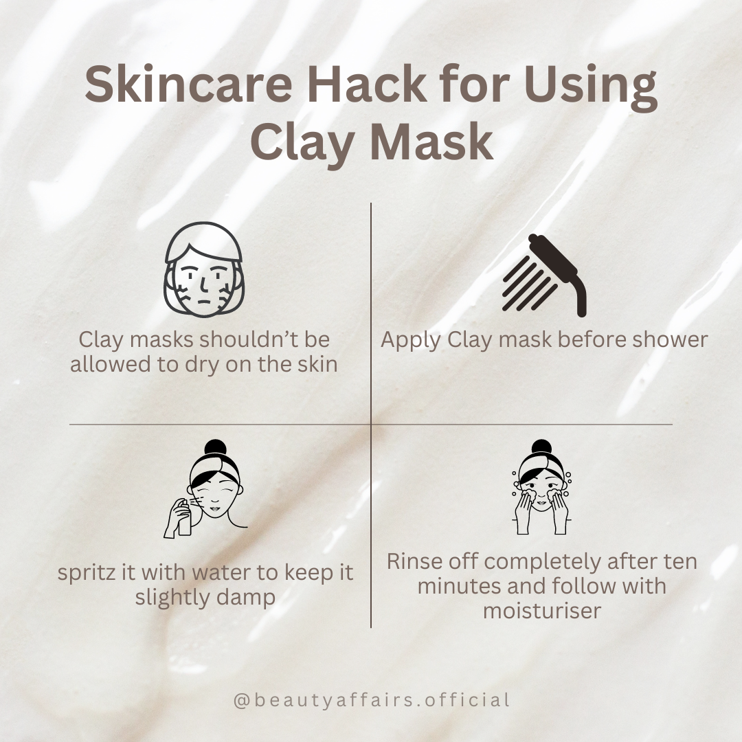 Skincare Hack for Using Clay Mask