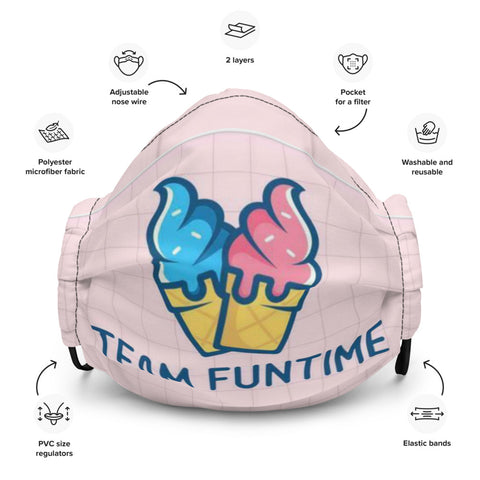 Team Funtime Premium face mask
