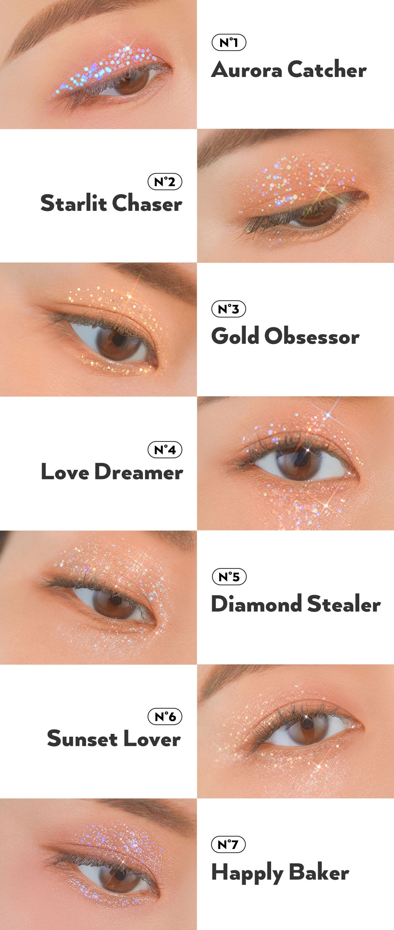 UNLEASHIA - Get Loose Glitter Gel N°1 Aurora Catcher 7g