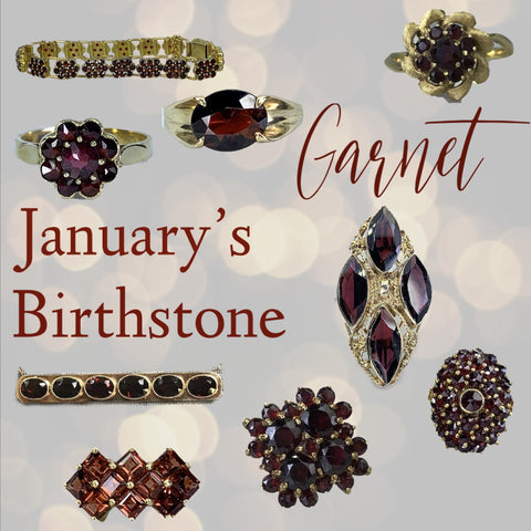 Scotch Street Vintage Garnet Jewelry Collection