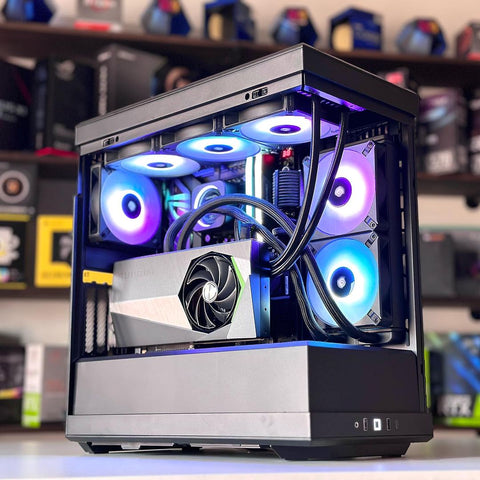 Dylan Sprouse' custom gaming pc build in black