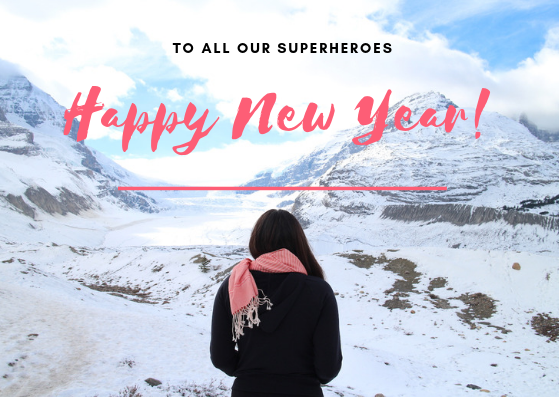 Happy New Year all our Superheroes!