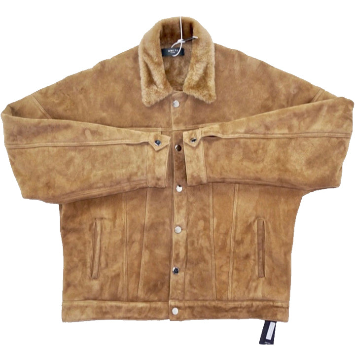 amiri shearling trucker jacket