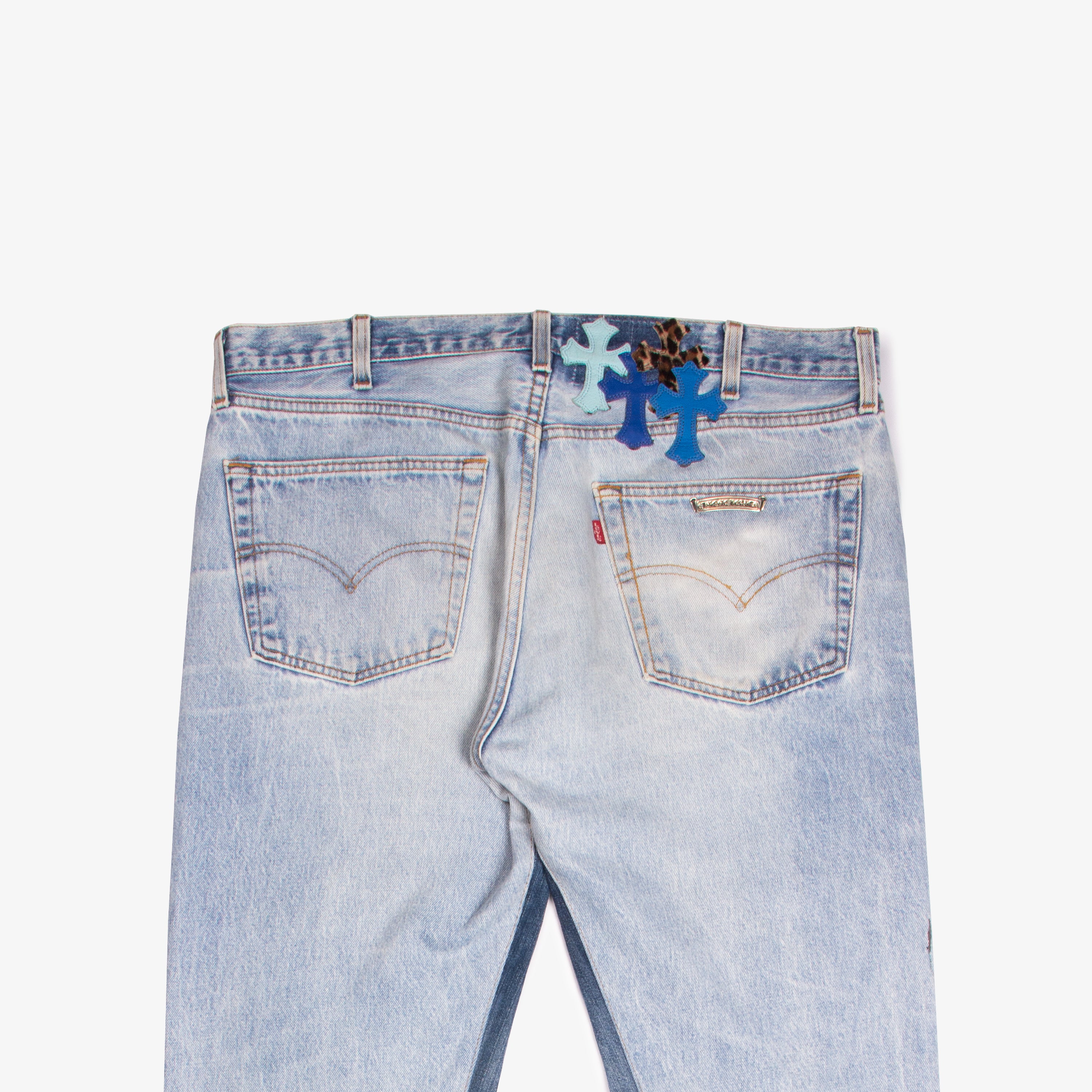 ASPEN EXCLUSIVE LA FLARE CROSS PATCH DENIM – OBTAIND