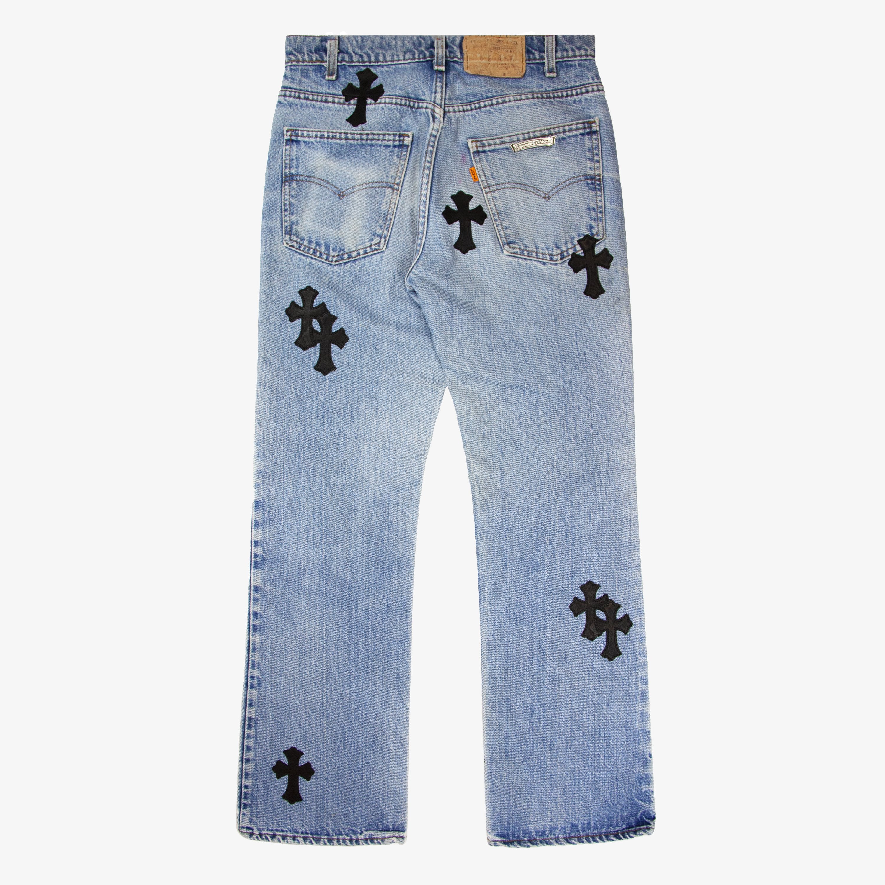 CHROME HEARTS CROSS PATCH DENIM – OBTAIND