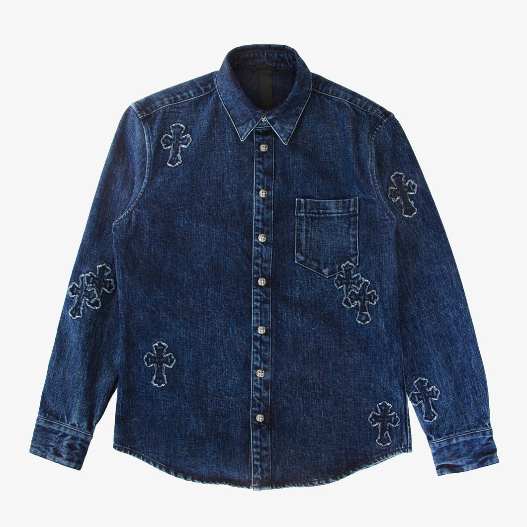 CHROME HEARTS MATTY BOY PATCHES ON PATCHES DENIM (1/1)