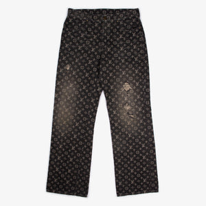 Louis Vuitton Lvse Monogram Pants, Grey, 38