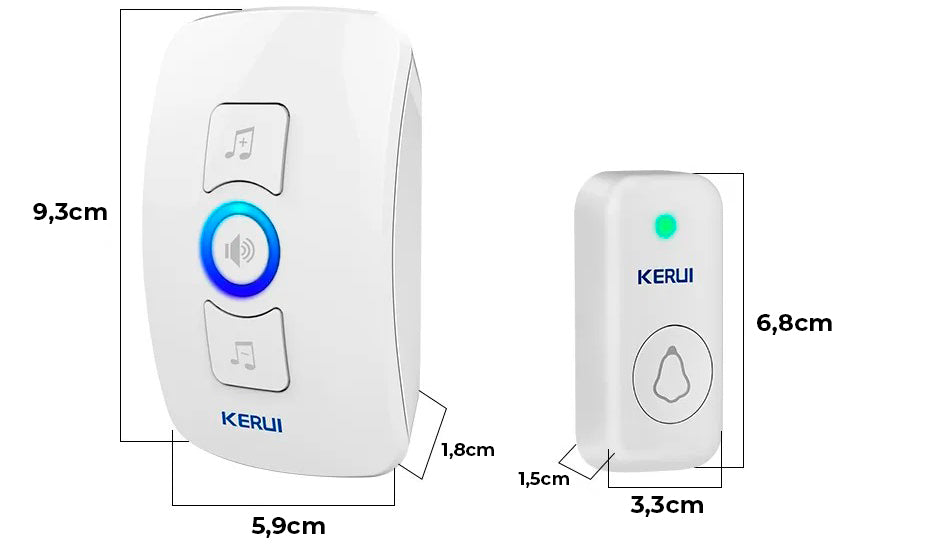 Campainha Inteligente Impermeável KERUI