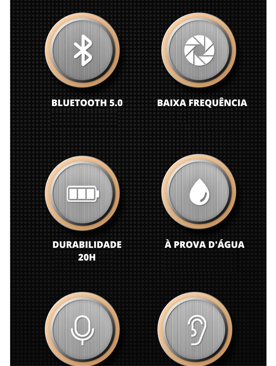 Fones bluetooth