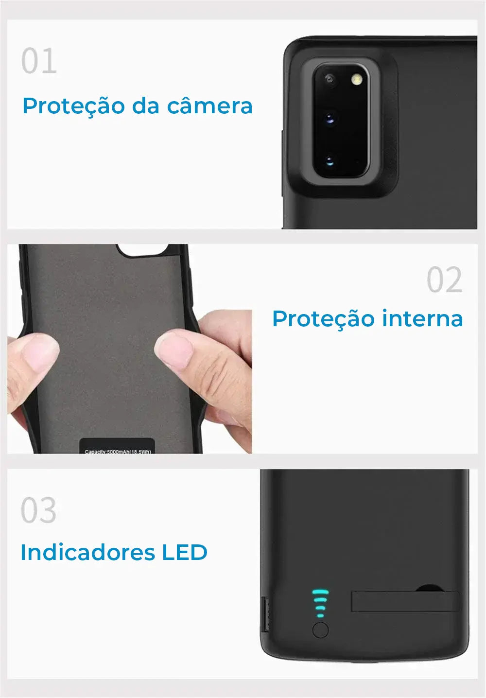 Capa Carregadora Samsung Pro Way - Power Bank