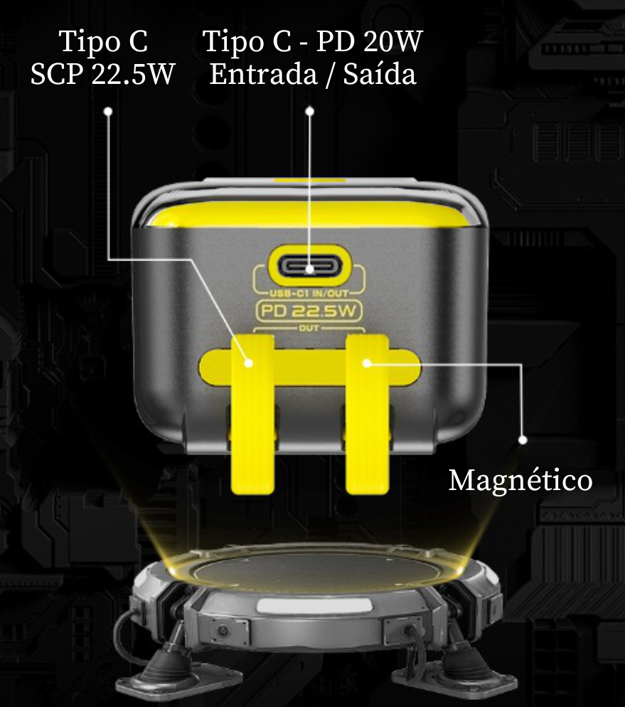 carregador magnetico