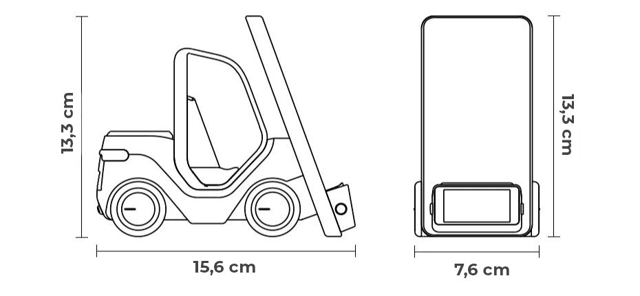 Estação de Carregamento 5 em 1 Car de 15w