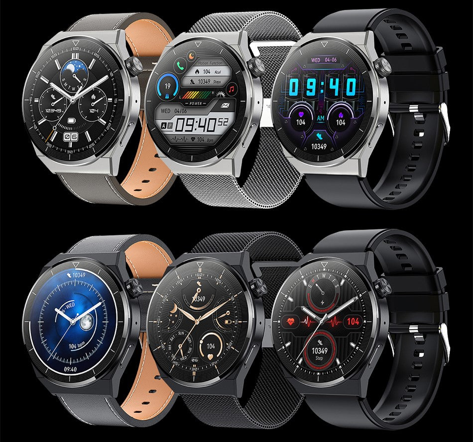 Smartwatch GTR3 PRO + 2 Pulseiras Extras