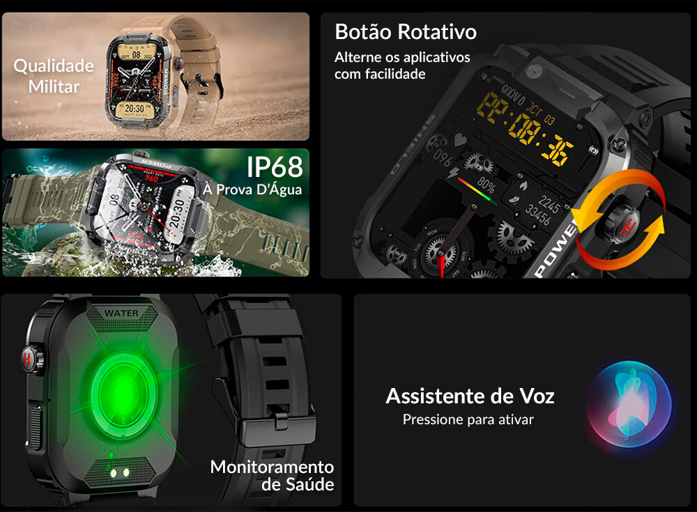 Smartwatch Militar Pro