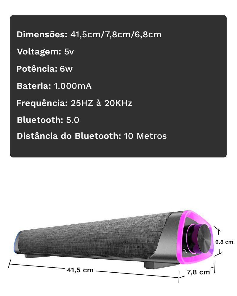 Soundbar Speaker 4D Pro