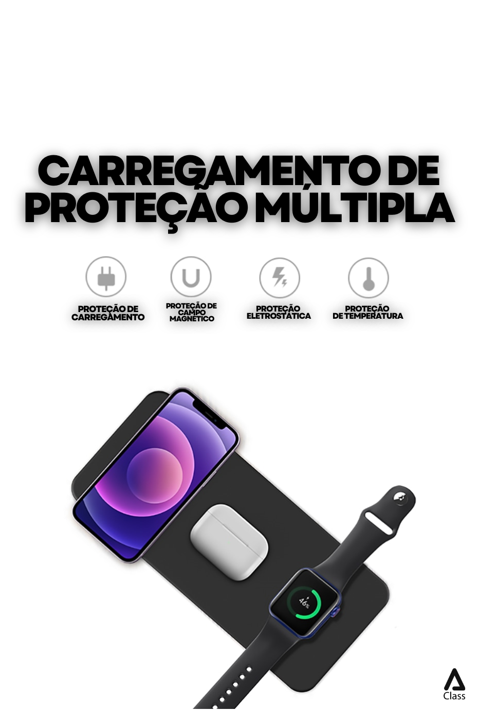 carregador sem fio apple